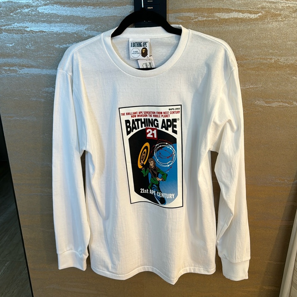 A Bathing Ape Classic Collection long sleeve T-Shirt Medium
